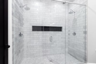 Walk-in Shower with Multiple Shower Heads