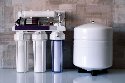 Water Softener System Setup at a Residence